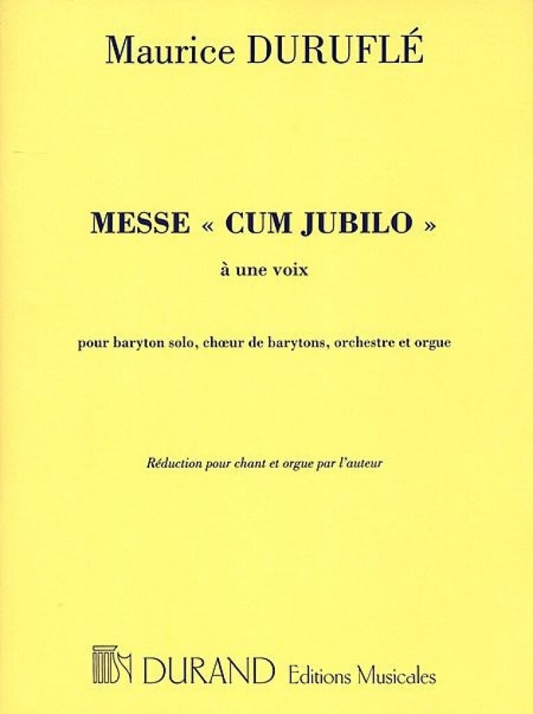 Messe Cum Jubilo Op. 11
